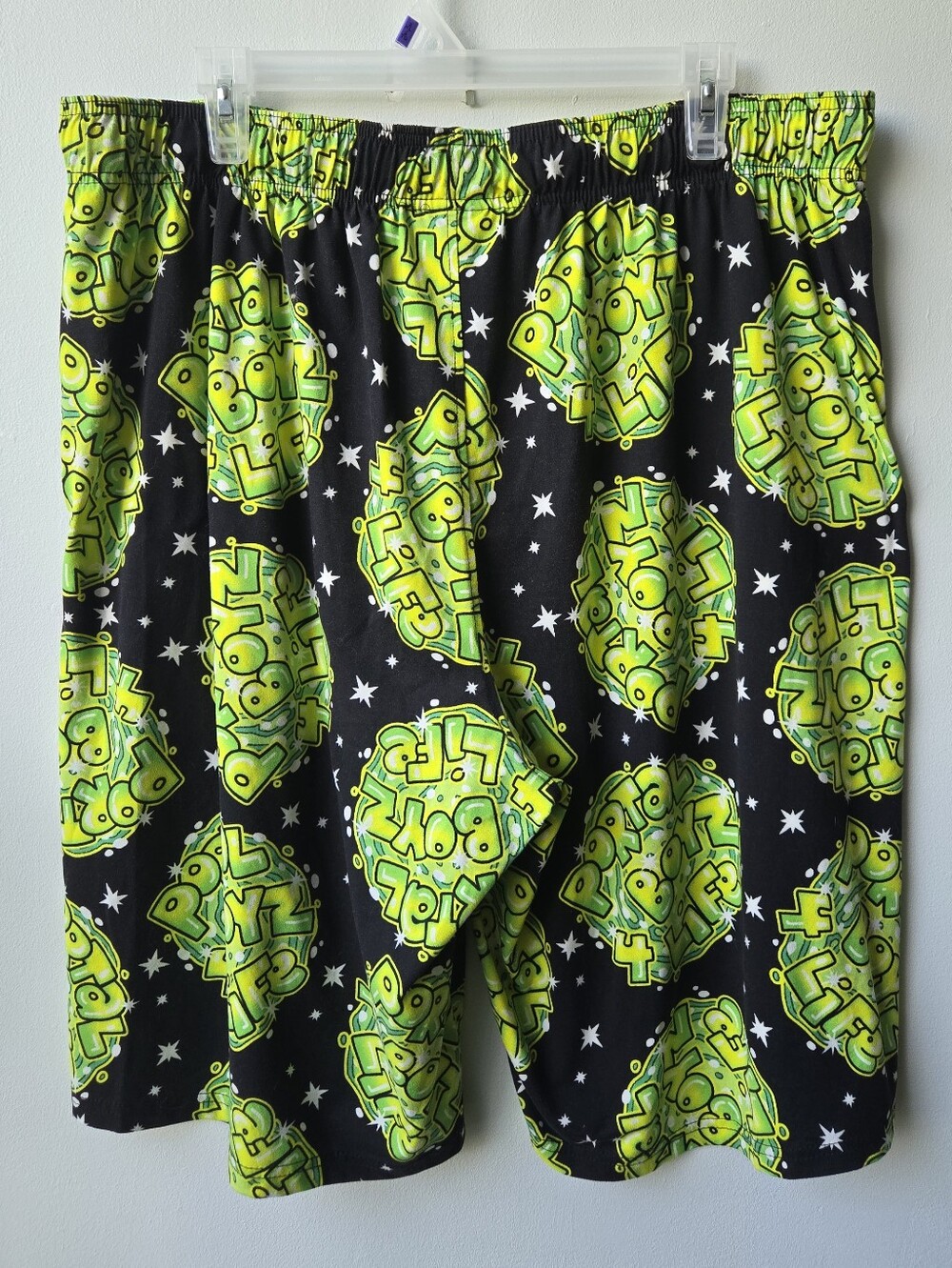 Official Rick & Morty Mens XXL Pajama Lounge Shorts Lightweight Relax Fit Good